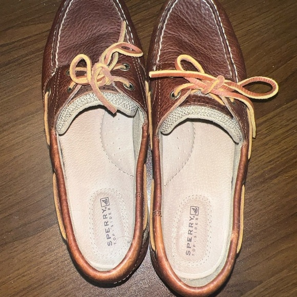 Sperry Top Sider Bluefish 2 Eye Tan Women 10M 9276632 - Picture 10 of 10